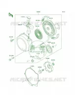 Recoil Starter voor Kawasaki Bayou 300 2002