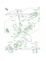 Starter Motor voor Kawasaki Bayou 300 2002