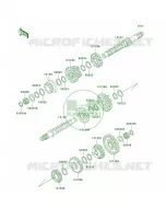 Transmission voor Kawasaki Bayou 300 2002