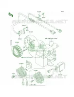 Generator voor Kawasaki Bayou 300 2001