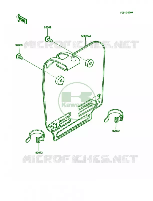 Accessory Kawasaki MOTOS 80 1986 KDX80  KDX80-C3