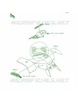 DecalsGreenKEF300 A1 voor Kawasaki Lakota 300 1995