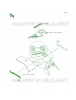DecalsGreenKEF300 A3 voor Kawasaki Lakota 300 1995