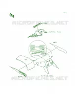DecalsGreenKEF300 A4 voor Kawasaki Lakota 300 1995