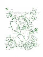 Engine Covers voor Kawasaki Lakota 300 1995
