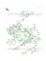 Frame Fittings voor Kawasaki Lakota 300 1995