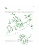 Front Brake voor Kawasaki Lakota 300 1995