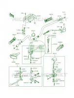 Handlebar voor Kawasaki Lakota 300 1995
