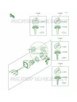Ignition Switch voor Kawasaki Lakota 300 1995