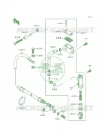 Rear Master Cylinder voor Kawasaki Lakota 300 1995