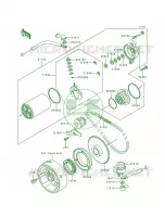 Starter Motor voor Kawasaki Lakota 300 1995