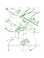 Chassis Electrical Equipment voor Kawasaki Bayou 300 1993