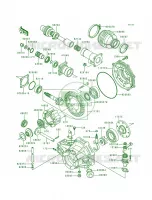 Drive ShaftFinal Gear voor Kawasaki Bayou 300 1993