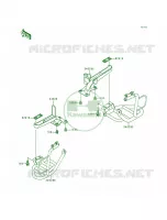 Footrests voor Kawasaki Bayou 300 1993