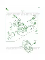Front Brake voor Kawasaki Bayou 300 1993