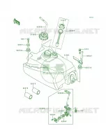 Fuel Tank voor Kawasaki Bayou 300 1993