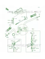 Handlebar voor Kawasaki Bayou 300 1993
