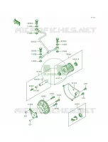Oil PumpOil Filter voor Kawasaki Bayou 300 1993