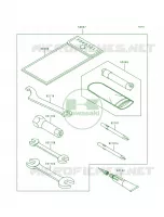 Owner's Tools voor Kawasaki Bayou 300 1993