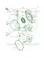 Recoil Starter voor Kawasaki Bayou 300 1993