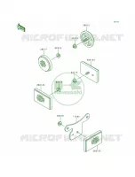 Reflectors voor Kawasaki Bayou 300 1993