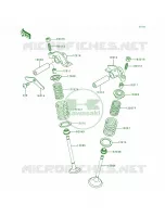Valves voor Kawasaki Bayou 300 1993