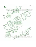Clutch voor Kawasaki Bayou 300 4X4 1993