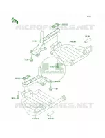 Footrests voor Kawasaki Bayou 300 4X4 1993