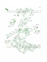 Frame voor Kawasaki Bayou 300 4X4 1993