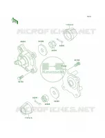 Front Hub voor Kawasaki Bayou 300 4X4 1993