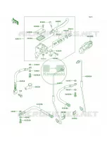 Front Master Cylinder voor Kawasaki Bayou 300 4X4 1993