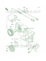 Generator voor Kawasaki Bayou 300 4X4 1993