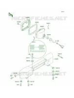 Headlights voor Kawasaki Bayou 300 4X4 1993