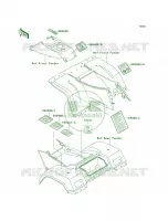 Labels voor Kawasaki Bayou 300 4X4 1993