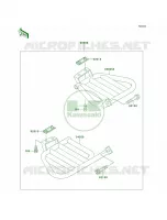 Optional PartsFootrests voor Kawasaki Bayou 300 4X4 1993