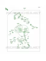 Optional PartsHeadlight voor Kawasaki Bayou 300 4X4 1993
