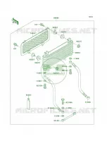Optional PartsRadiator voor Kawasaki Bayou 300 4X4 1993
