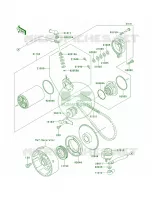 Starter Motor voor Kawasaki Bayou 300 4X4 1993