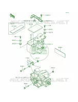 Battery Case voor Kawasaki Bayou 300 4X4 1992