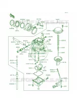 Carburetor voor Kawasaki Bayou 300 4X4 1992