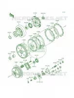 Clutch voor Kawasaki Bayou 300 4X4 1992