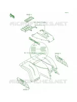 DecalsKLF300 C3C4 voor Kawasaki Bayou 300 4X4 1992