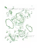 Engine Covers voor Kawasaki Bayou 300 4X4 1992