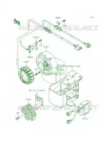Generator voor Kawasaki Bayou 300 4X4 1992