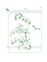 Optional PartsHeadlight voor Kawasaki Bayou 300 4X4 1992