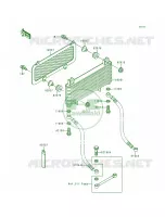 Radiator voor Kawasaki Bayou 300 4X4 1992