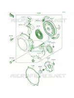 Recoil Starter voor Kawasaki Bayou 300 4X4 1992