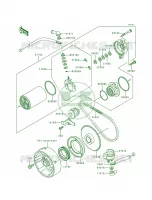 Starter Motor voor Kawasaki Bayou 300 4X4 1992
