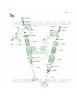 Valves voor Kawasaki Bayou 300 4X4 1992