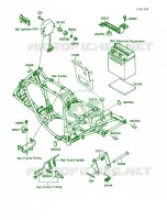 Battery Case voor Kawasaki Bayou 220 1988